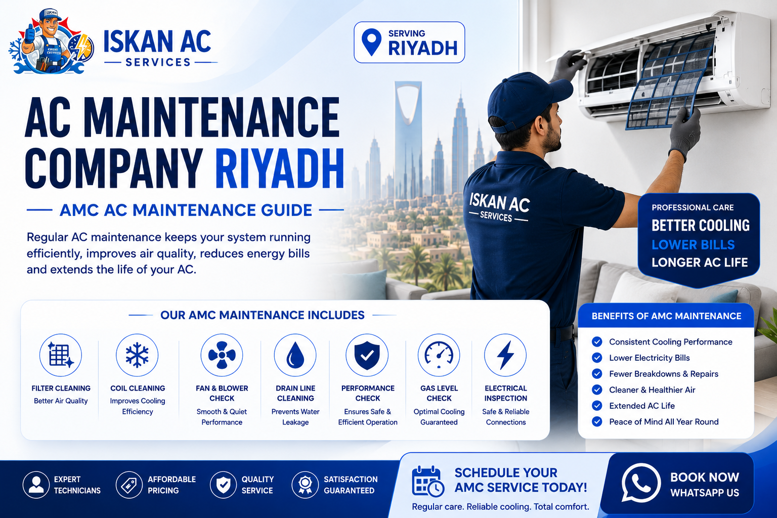AC Maintenance Company Riyadh | AMC AC Maintenance Guide