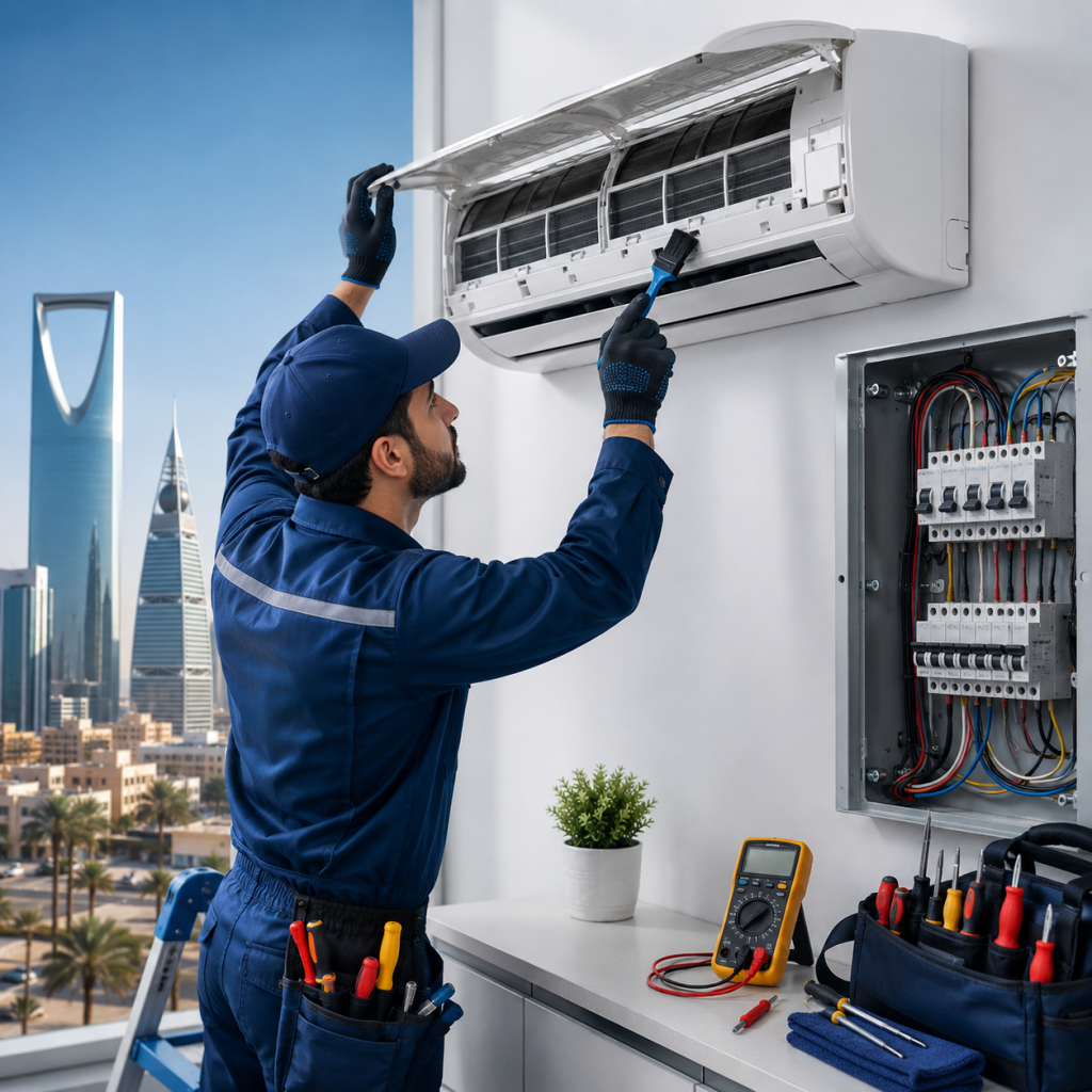 AC Repair, AC Servicing & Electrical Service in Riyadh, KSA